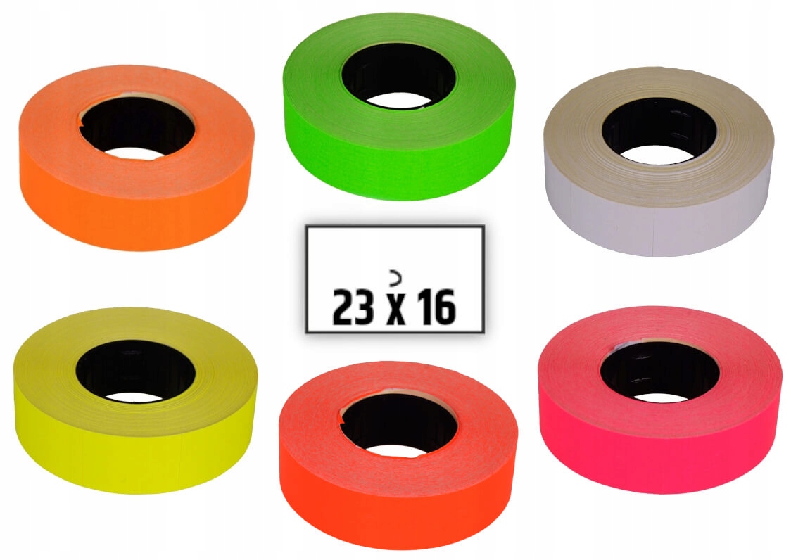 TAŚMA DO METKOWNICY DWURZĘDOWEJ CENY METKI MX 6600 Marka MONTIP