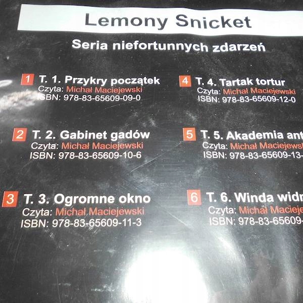 SERIA NIEFORTUNNYCH ZDARZEŃ - SNICKET