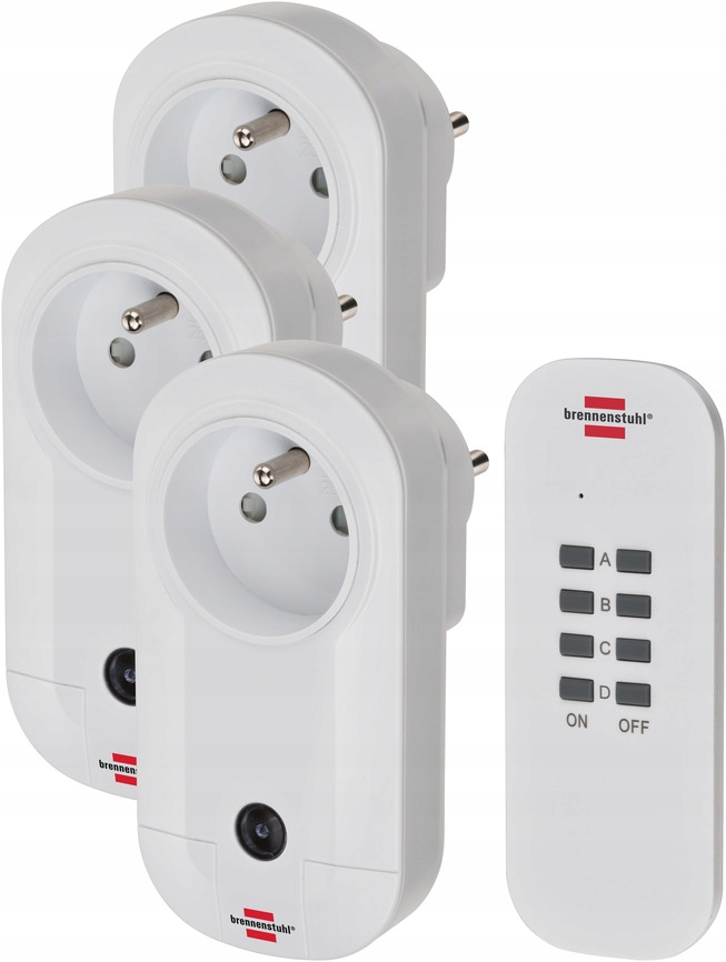 Zestaw 3 przełączników radiowych Brennenstuhl wewn