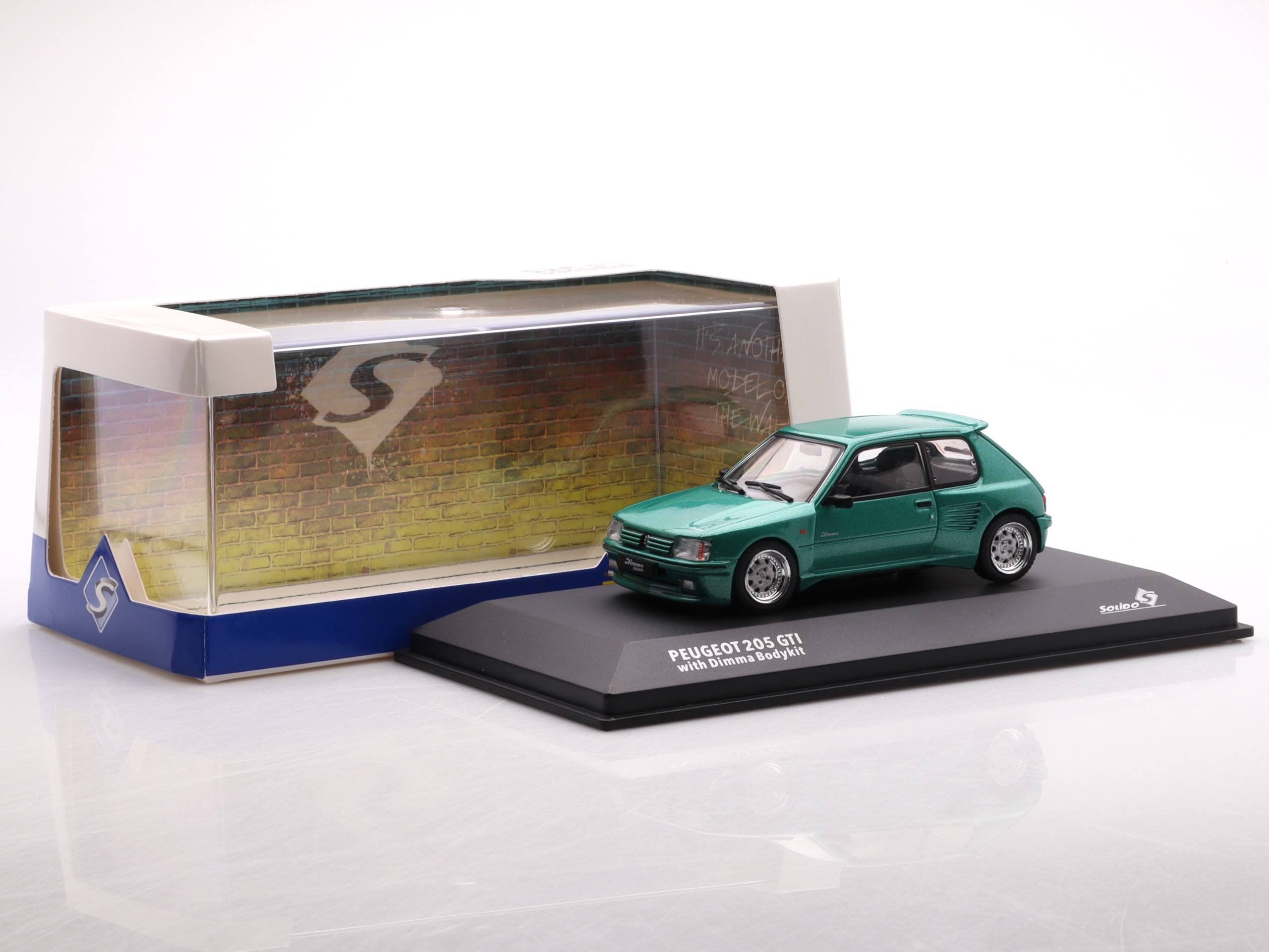 Peugeot 205 Dimma 1992, green Solido 1:43
