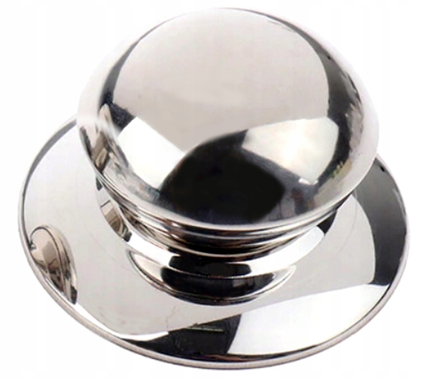 6X GAŁKA GAŁKI UCHWYTY DO POKRYWEK GARNKA METAL Marka bez marki