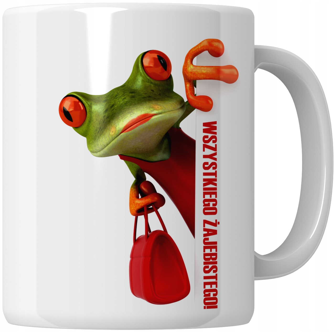 KUBEK NA 30 40 50 ŻABA ŻAJEBISTA PREZENT DLA NIEJ