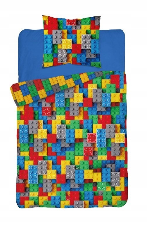 

Pościel Dziecięca 160X200 Klocki Lego Świecąca