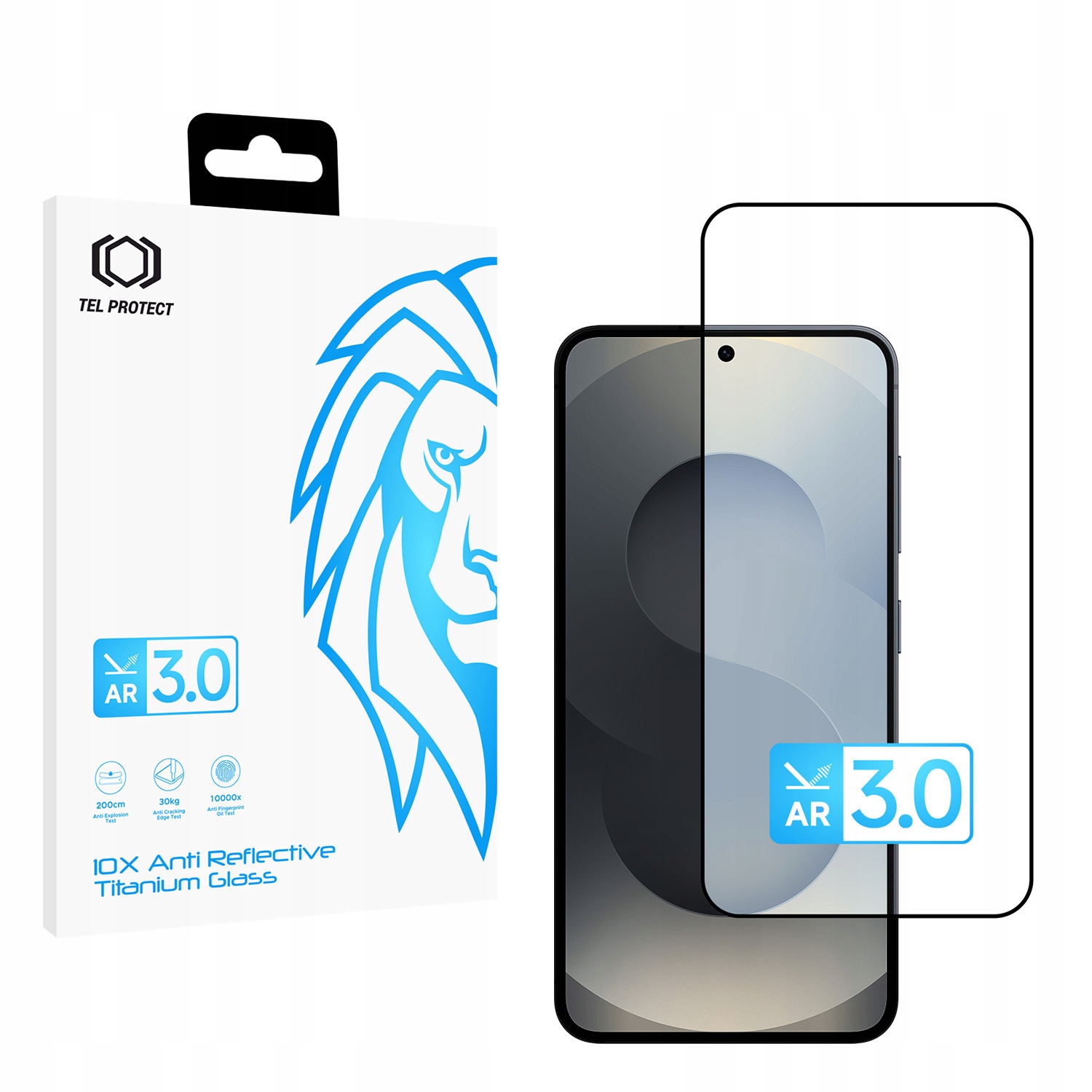 Hartowane szkło do Samsung Galaxy S24/S25 Tel Protect 10X Ar 3.0 Titanium