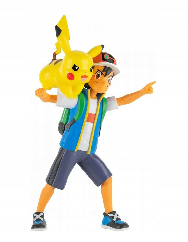ORYGINALNE MINIFIGURKI / POKEMON ASH + PIKACHU (191726406914