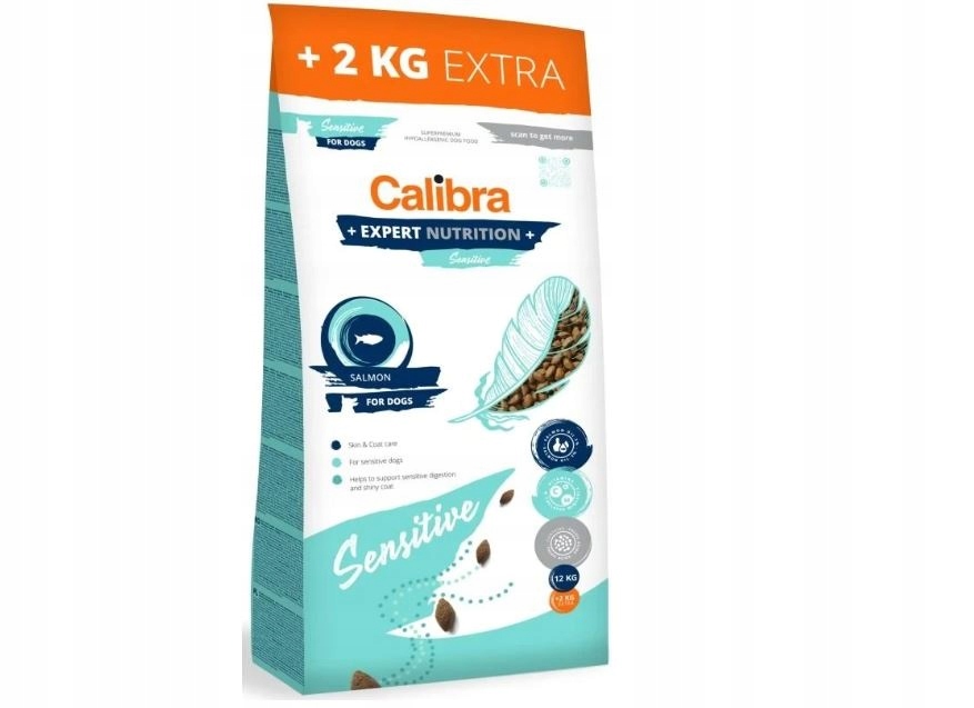 Levně Calibra Dog En Sensitive Salmon New 12 kg 2 kg