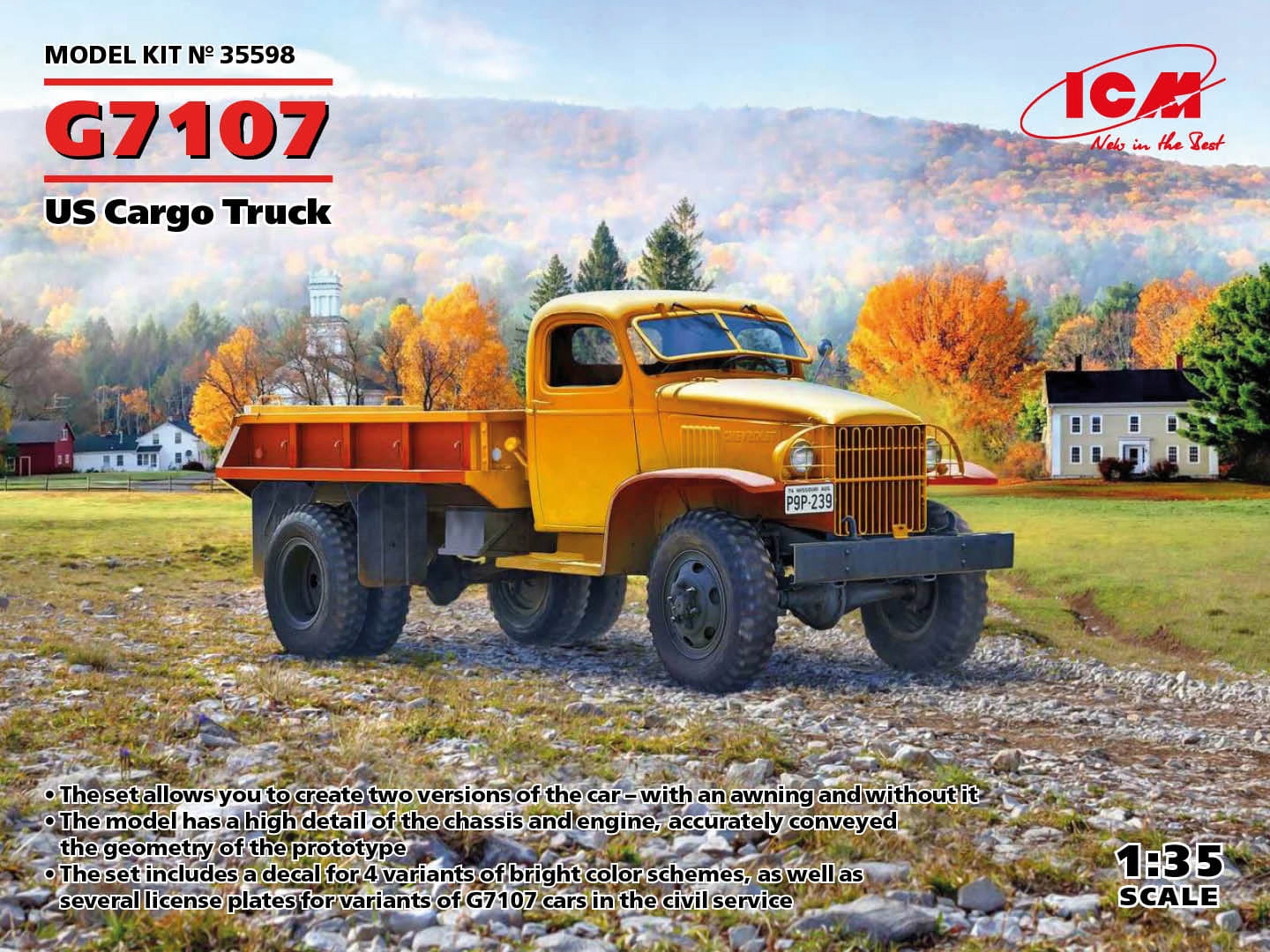 G7107 Us Cargo Truck 1:35 ICM 35598