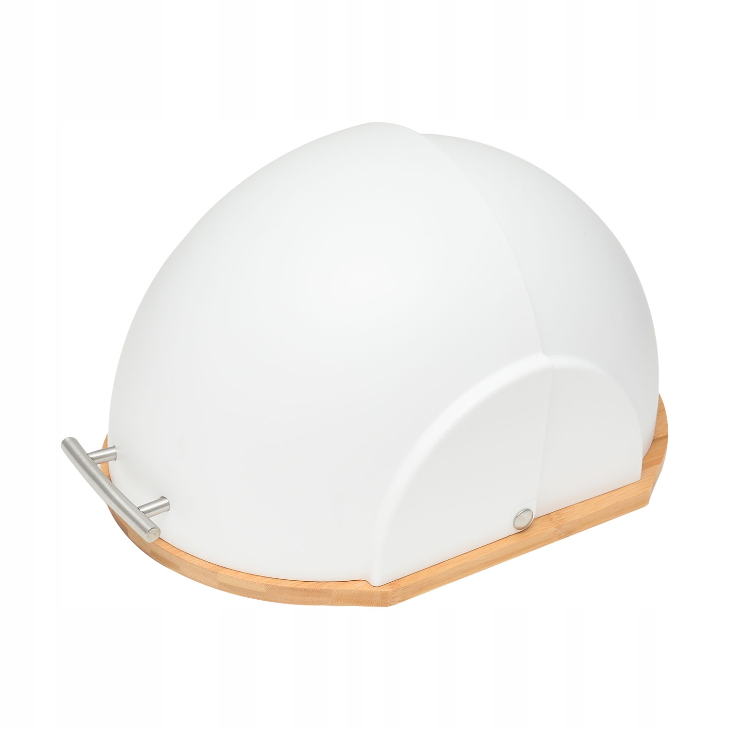 

Chlebak Pojemnik na pieczywo z deską bambus White