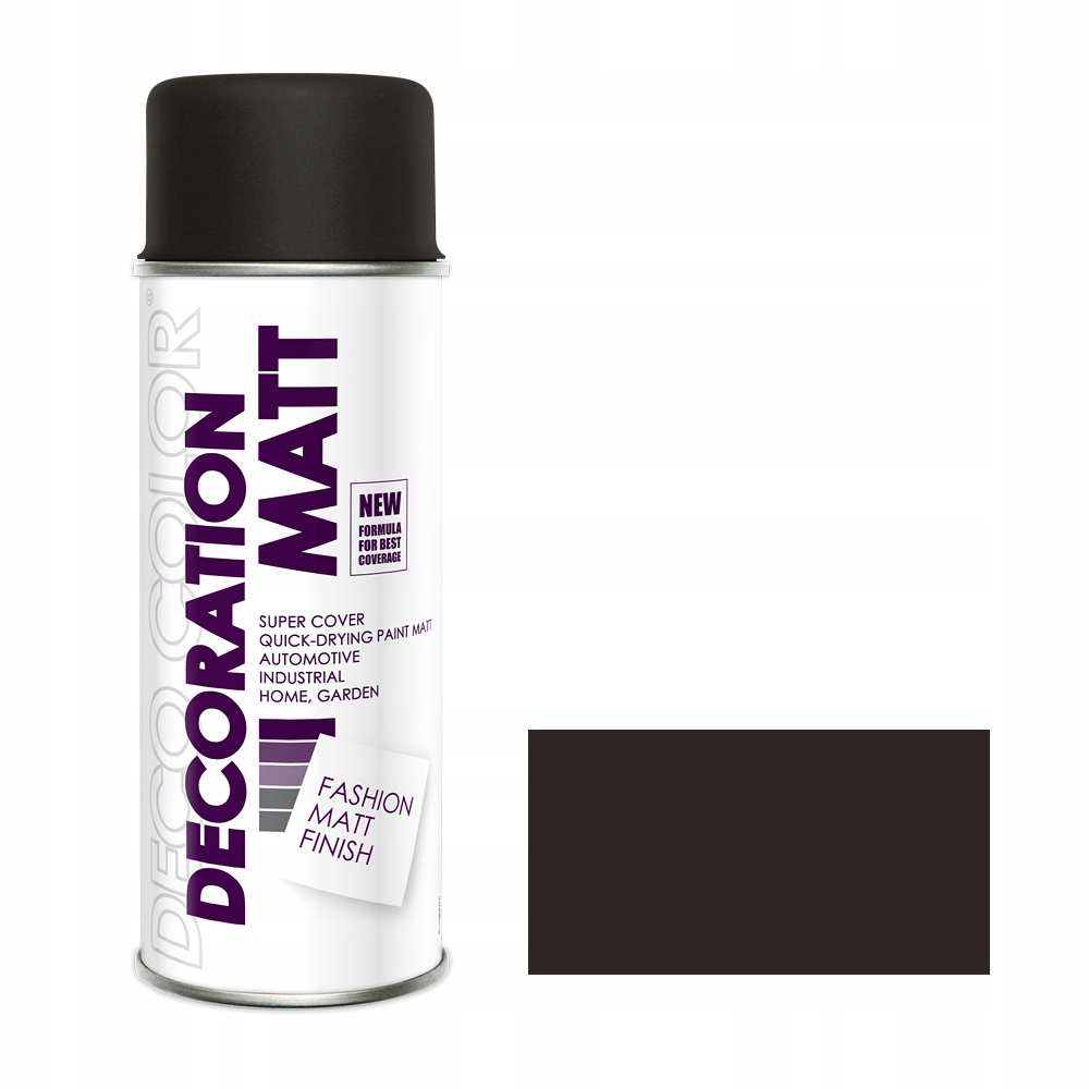

Deco Color Decoration Matt Brąz Ral 8019 400ML