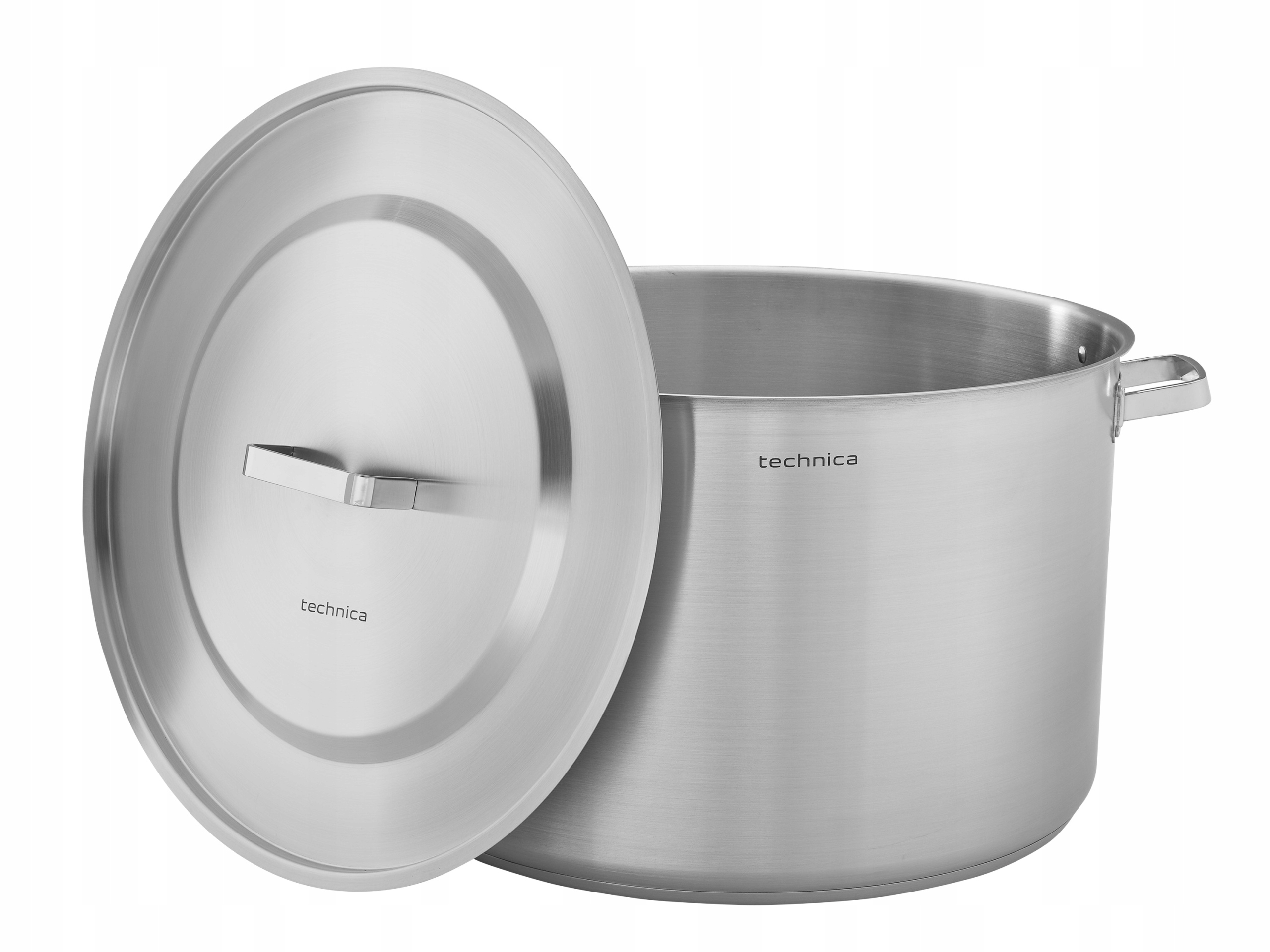 GARNEK INDUKCJA NIERDZEWNY 18,3 L NISKI 360 mm TROJWARSTWOWE DNO TECHNICA Marka Technica