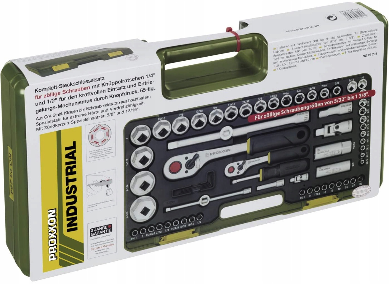

Zestaw calowych kluczy nasadowych Proxxon 23 294
