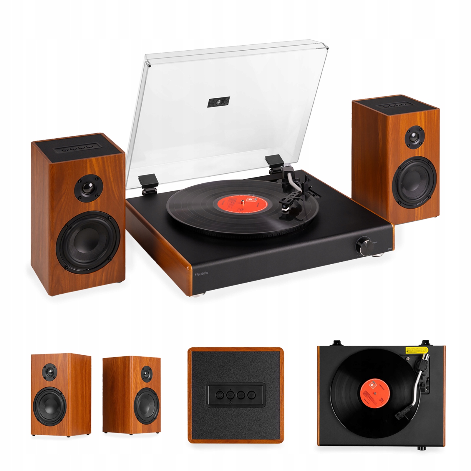 Odtwarzacz płyt winylowych z kolumnami na akumulator Audizio RP337W