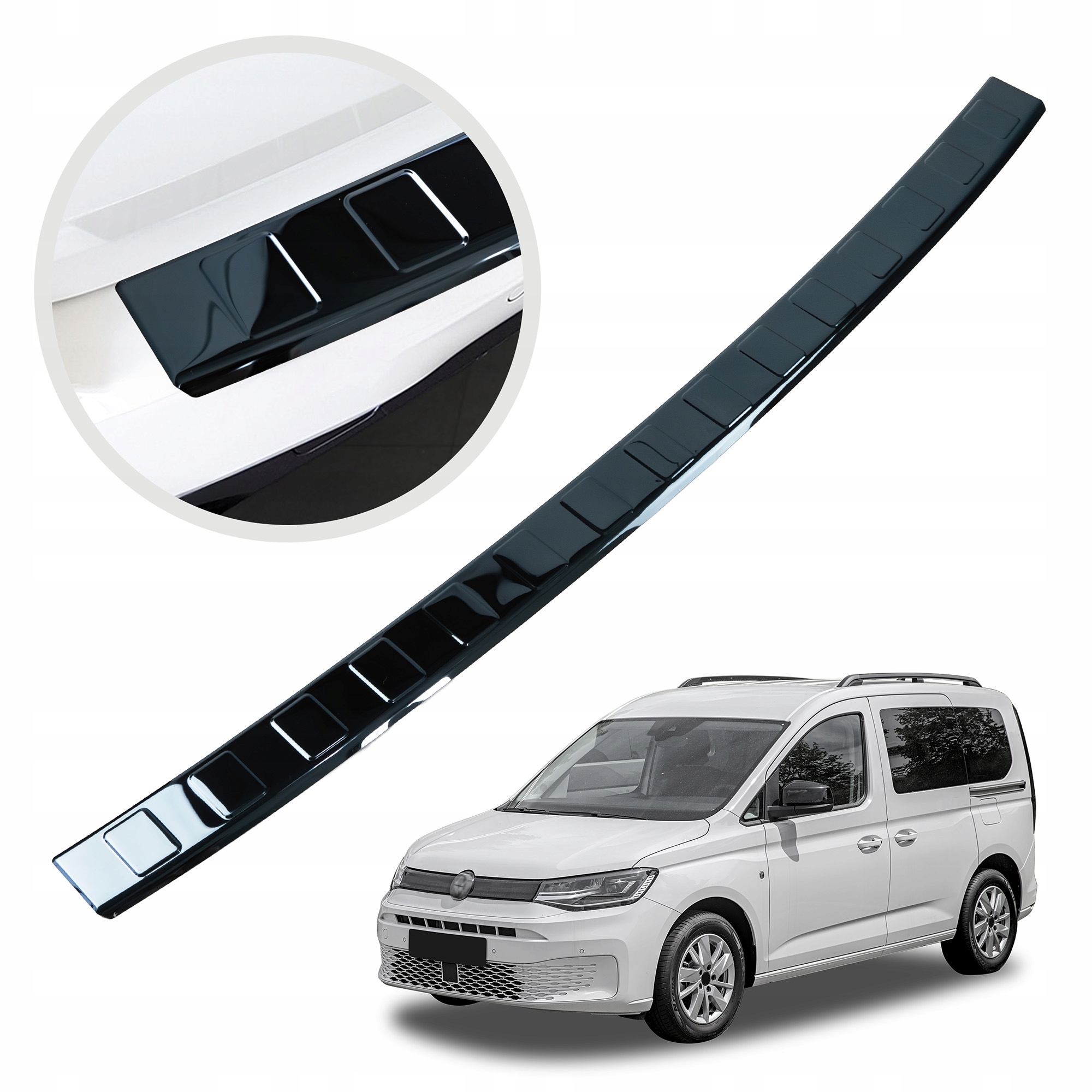 Ochranná lišta na zadný nárazník pre Vw Caddy V Sb Sk 2020-