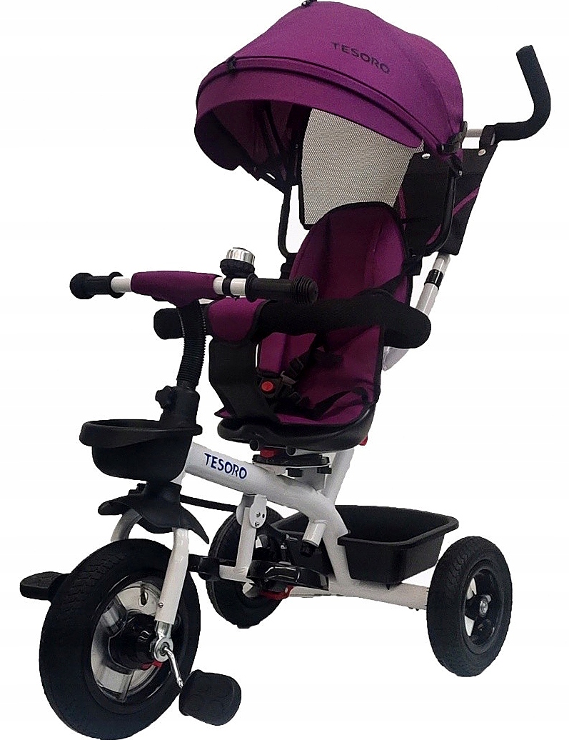 ROWEREK TRÓJKOŁOWY OBRACANY 360° POMPOWANE KOŁA