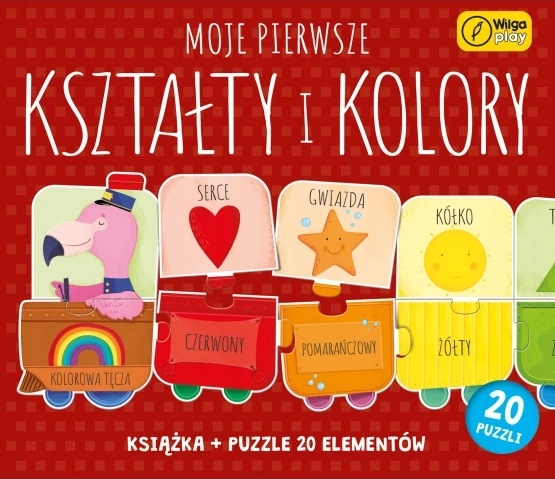 

Moje pierwsze kształty i kolory. Puzzle 20 el. k