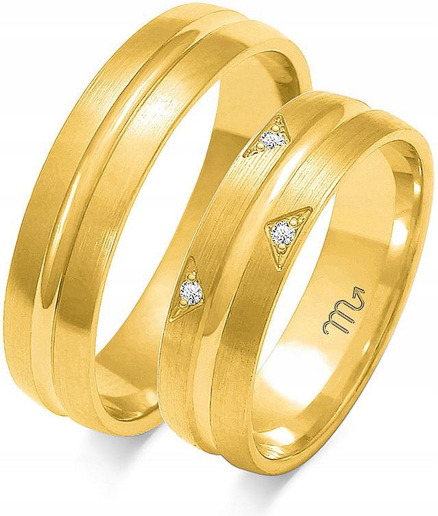 svatební jemné 585 r 35 36 37 model dámské pánské gravírování