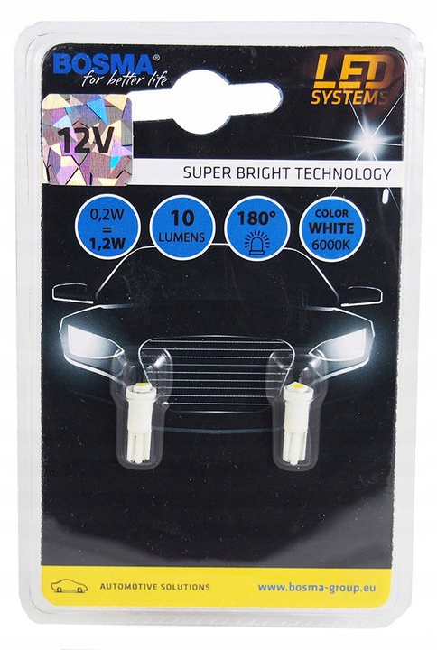 

2x Bosma Led Żarówka T05 1xLED Smd 12V