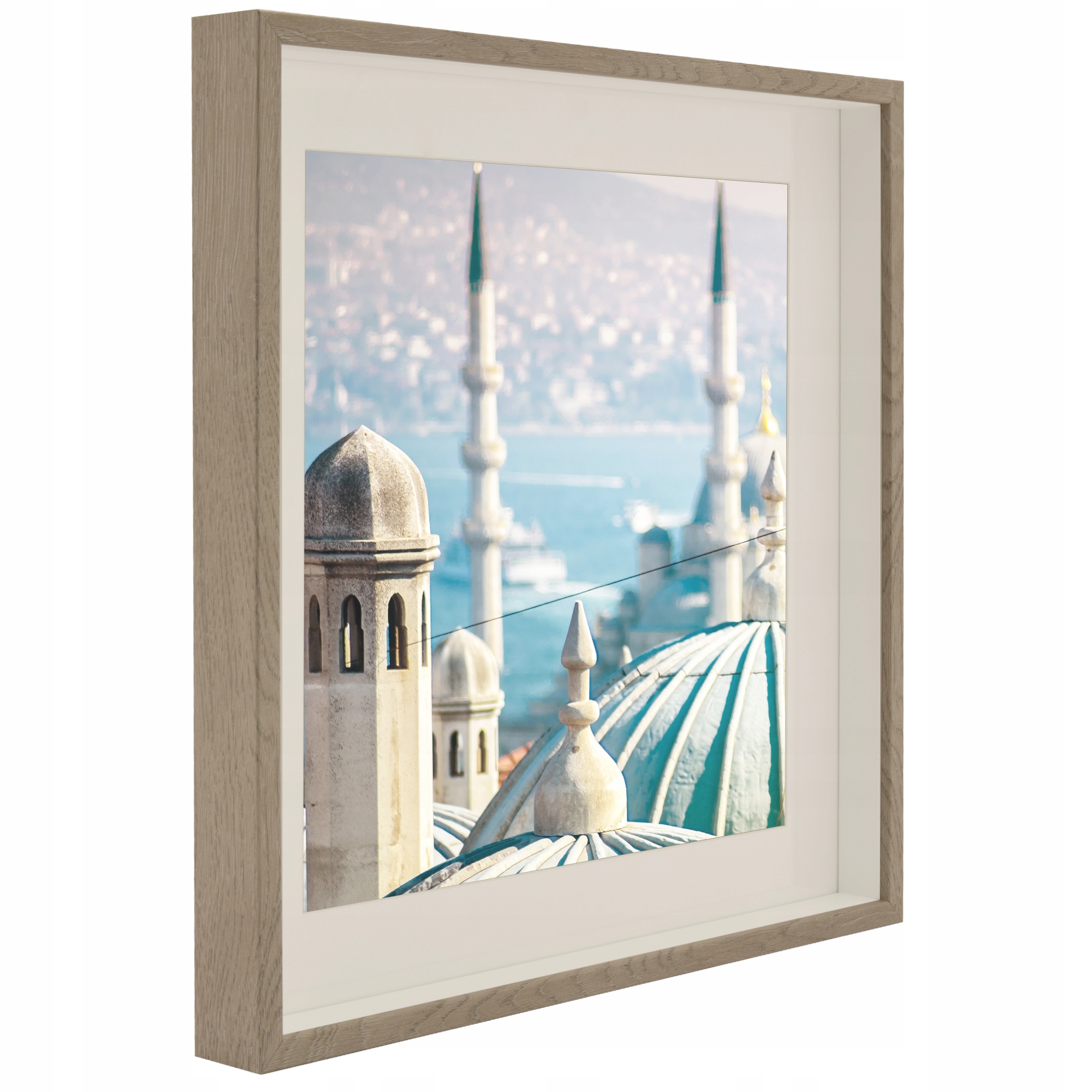 

Ramka na zdjęcie box 3D głęboka 50x50 dąb sonoma