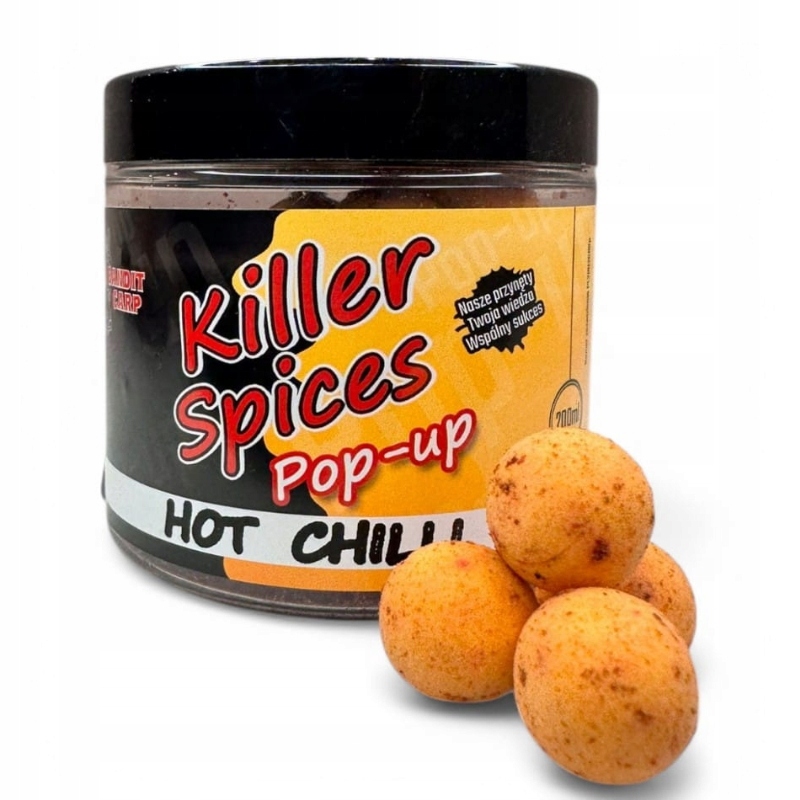 Bandit Carp Kulki Pop Up Killer Spices Hot Chilli 16mm