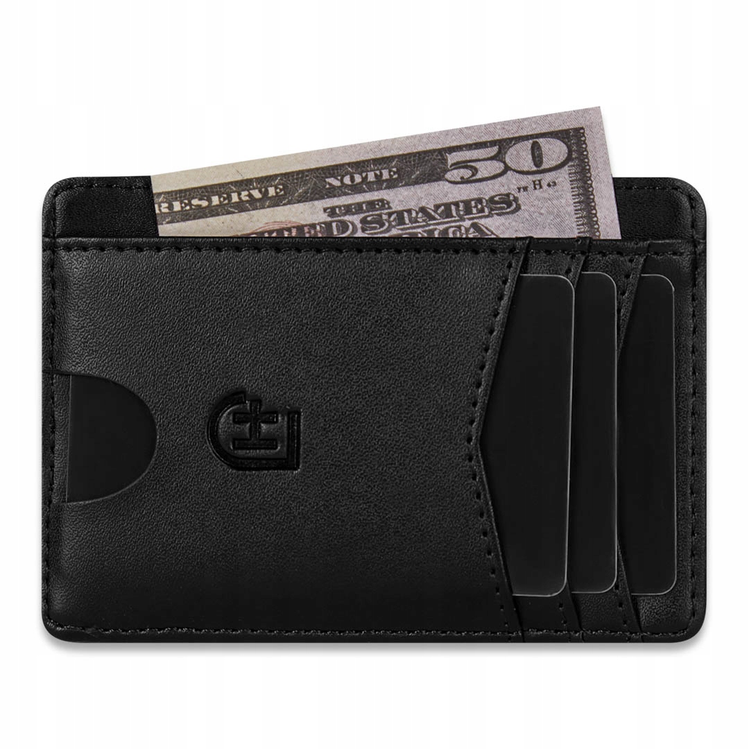 

James Hawk Zip Wallet skórzany portfel ultra slim