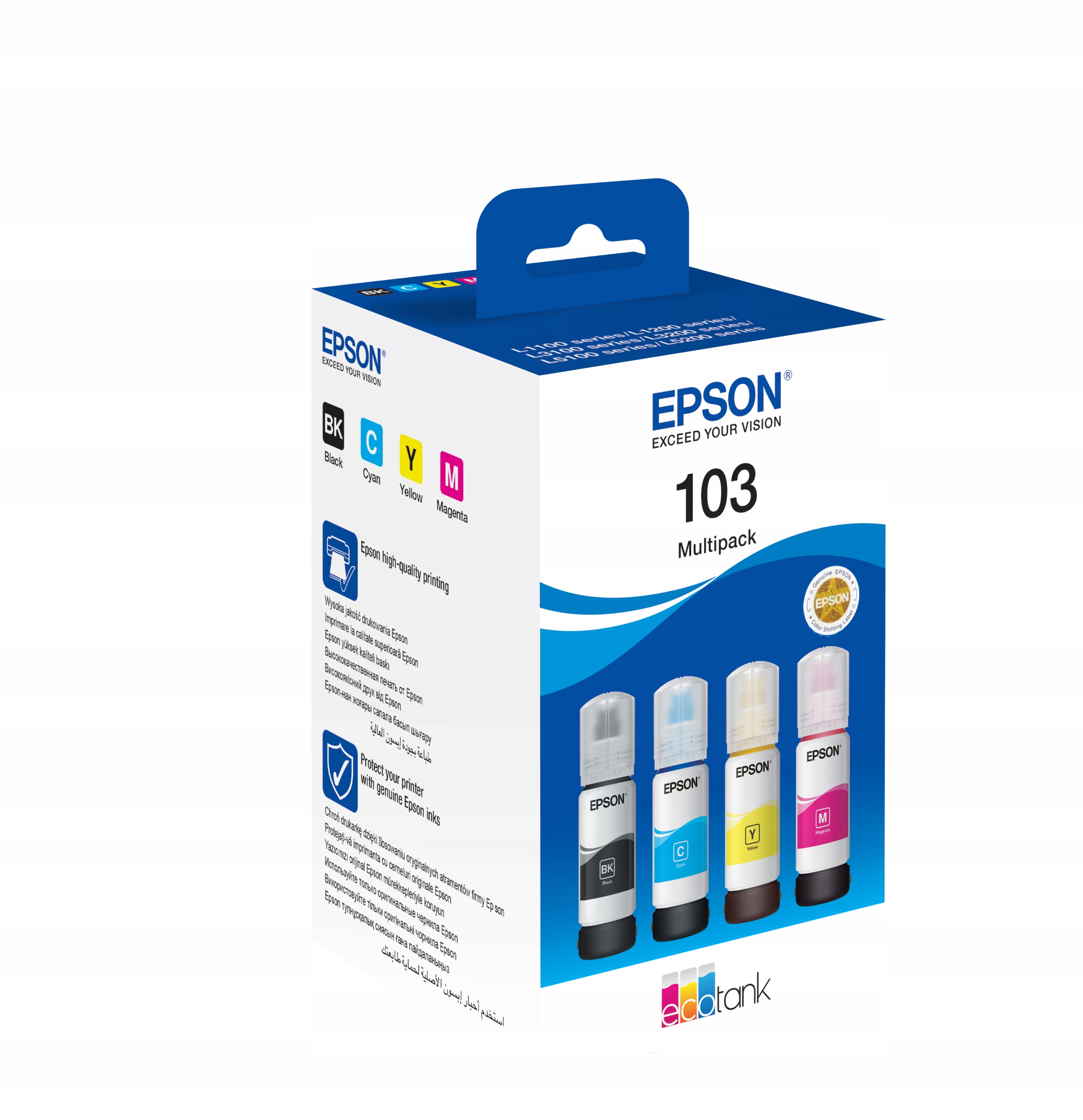 

Epson Tusz 103 Komplet Cmyk 4 x 65ml Bp