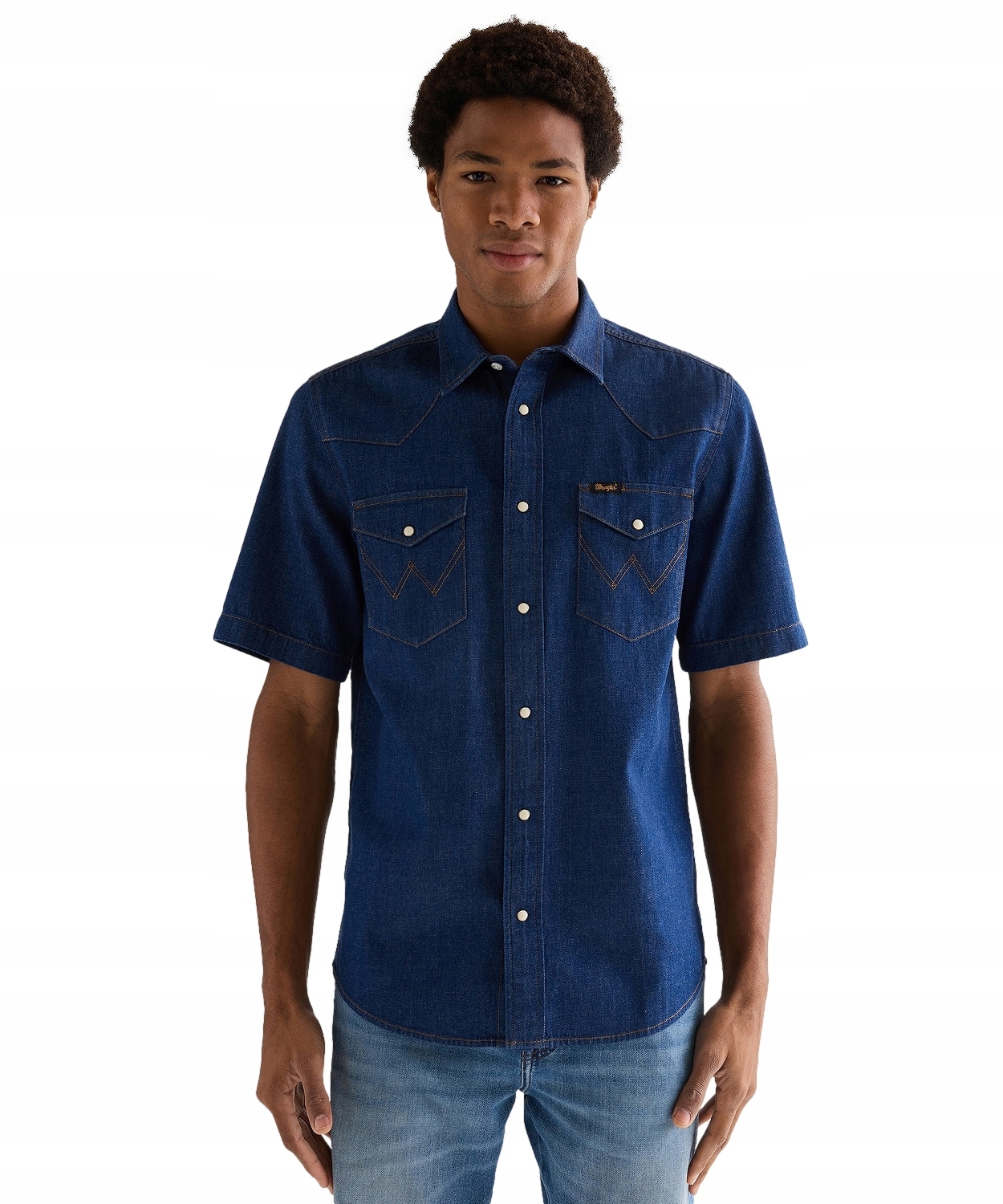 Košile Wrangler Ss Western Shirt 112378127 Caroline Creek 3XL