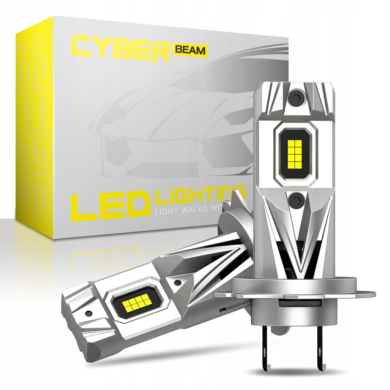 Led žárovky CyberBeam H7 Retrify Automotive Ultra Výkonné 7035 Csp Pro 1:1