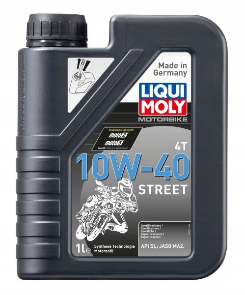 

Olej silnikowy Motorbike 4T 10W-40 Street 1L