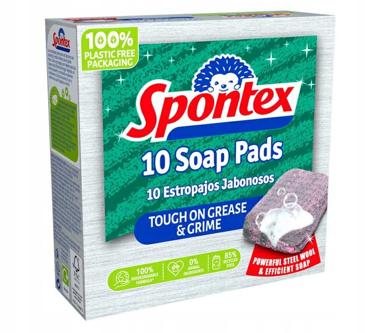 

Spontex Czyściki Nasączane Soap Pads 10szt 1990006