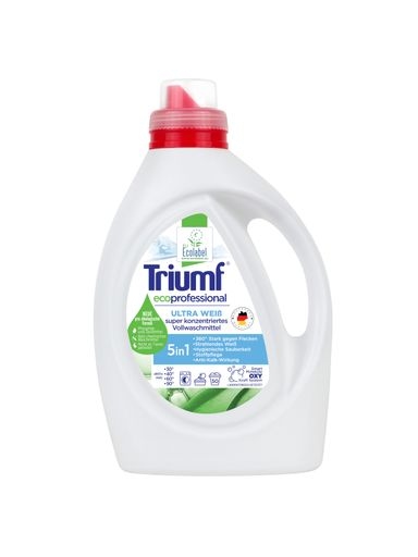 Levně 2x Triumf Tekutý prací prostředek White koncentrát 33 praní 2 l