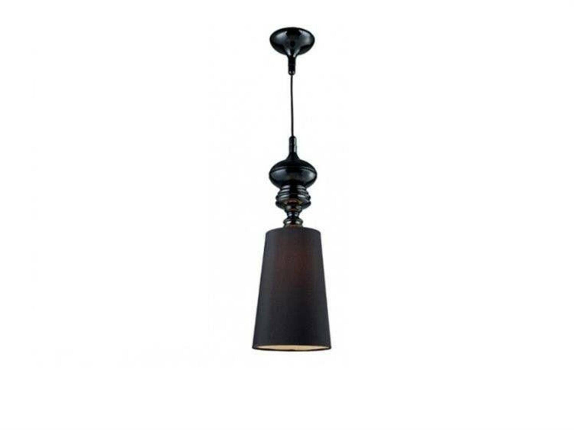 Závěsné svítidlo AZzardo Baroco 1 pendant black AZ0064 E27 1x15W IP20 25cm