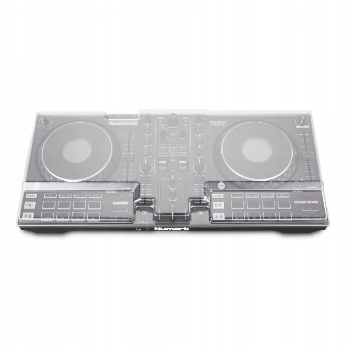 Numark Mixtrack Pro FX + Decksaver Mixtrack Pro FX Cover ZESTAW Z POKRYWĄ Kolor czarny
