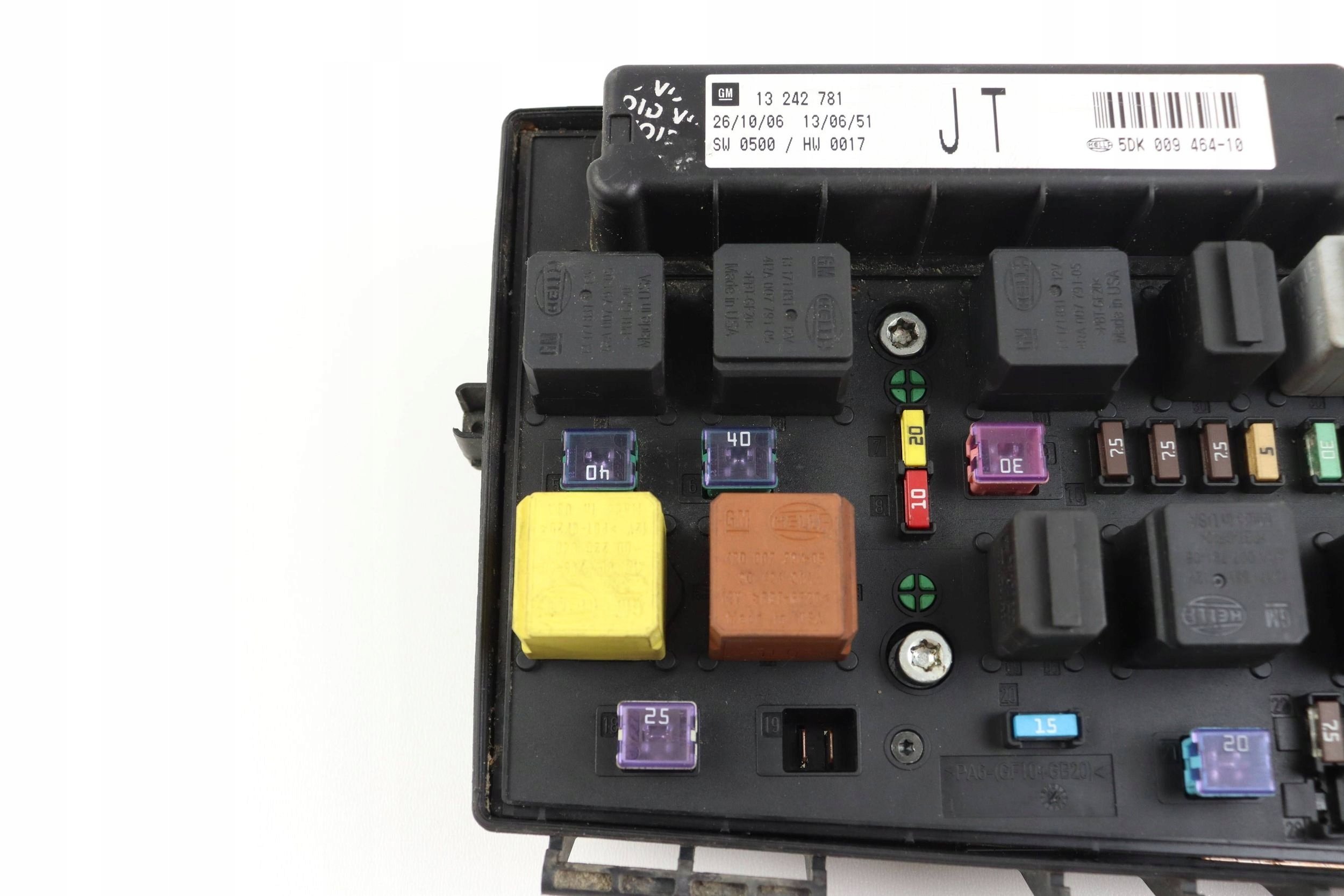 OPEL ASTRA H ZAFIRA B module fuse box 13242781