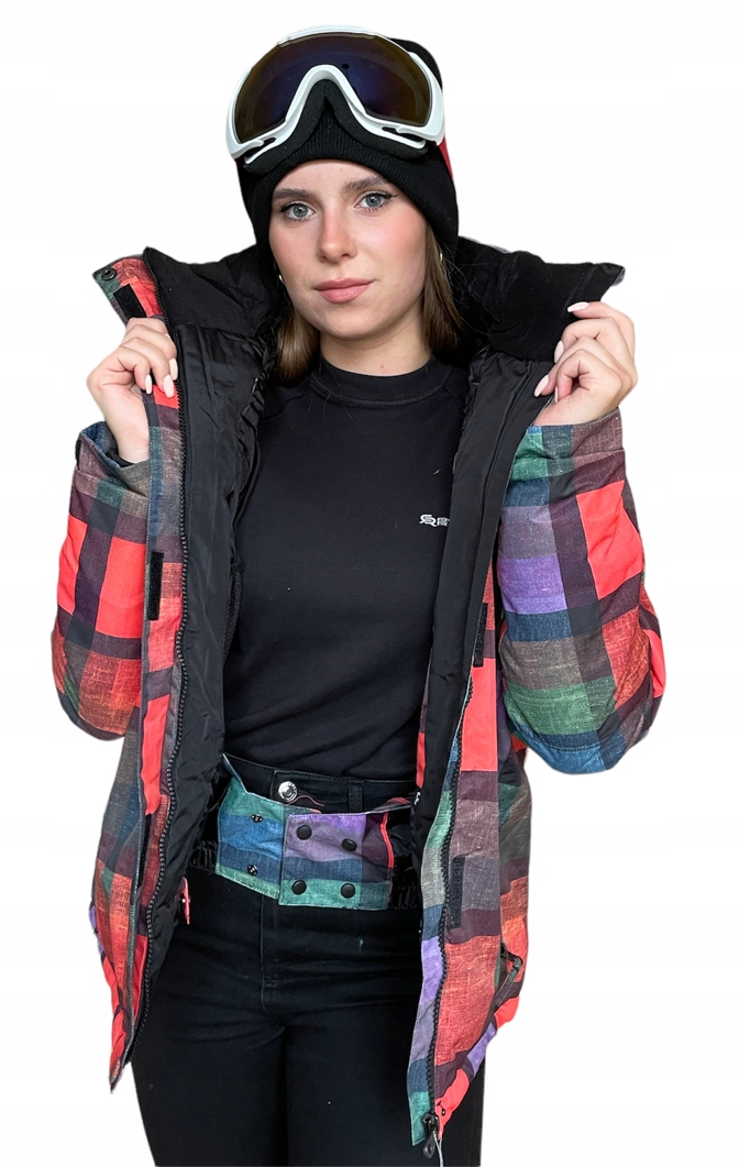 DAMSKA KURTKA NARCIARSKA ZIMOWA SNOWBOARD XS Rodzaj przeciwdeszczowa