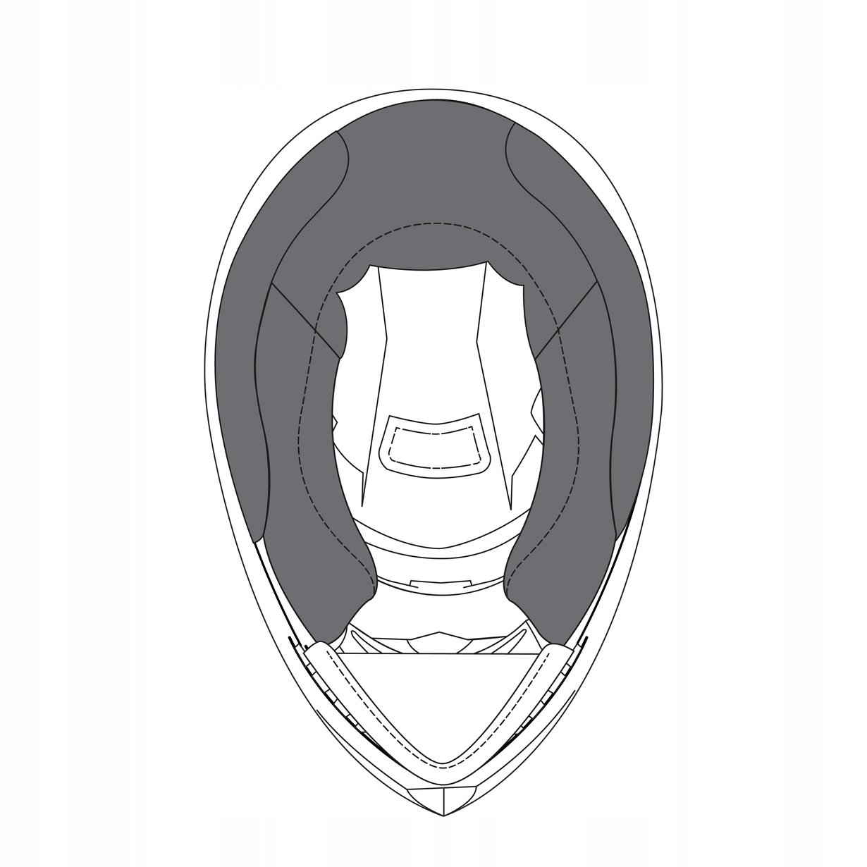 Наполнитель AGV Cheek Pad MS K-3