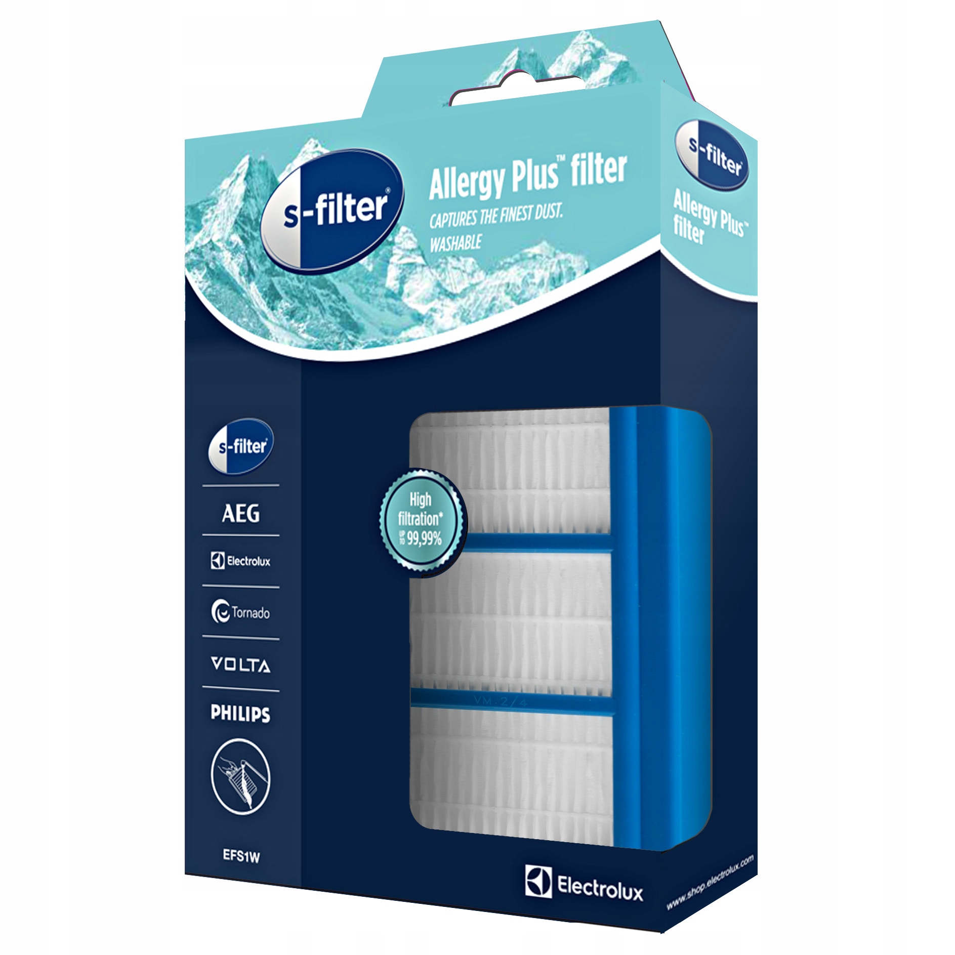 

Filtr Hepa Odkurzacza Electrolux S-Filter EFS1W