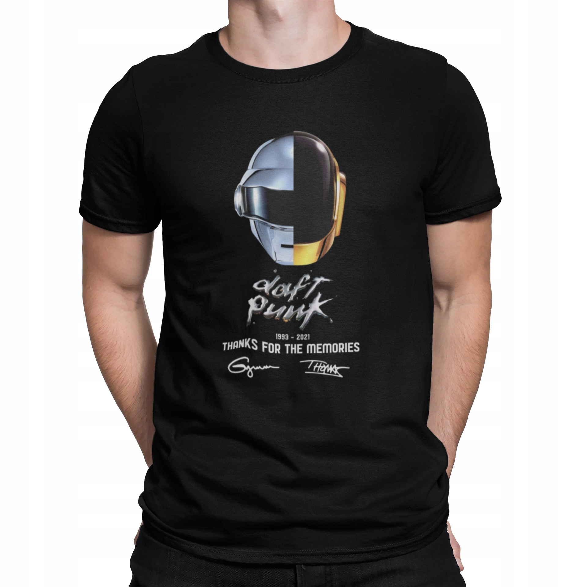 

Daft Punk T-Shirt Koszulka Autografy Memories XXL