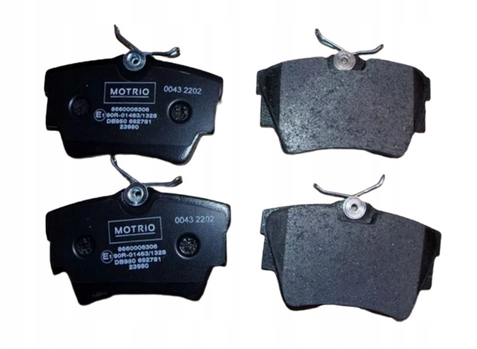 KLOCKI HAMULCOWE TYŁ RENAULT TRAFIC III II OPEL VIVARO A B MOTRIO Producent części Motrio