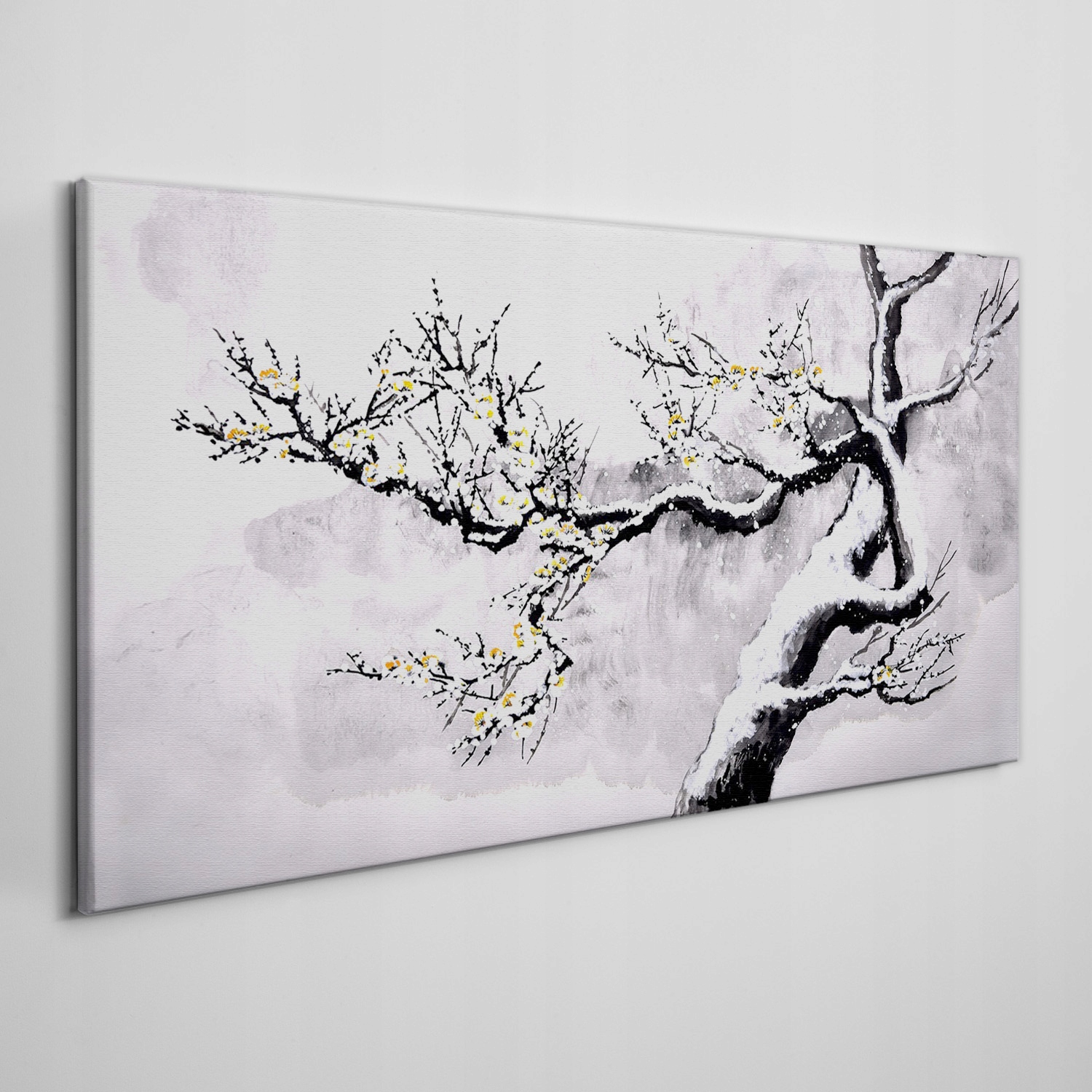 

Obraz na płótnie Zima śnieg drzewo gałęzie 120x60