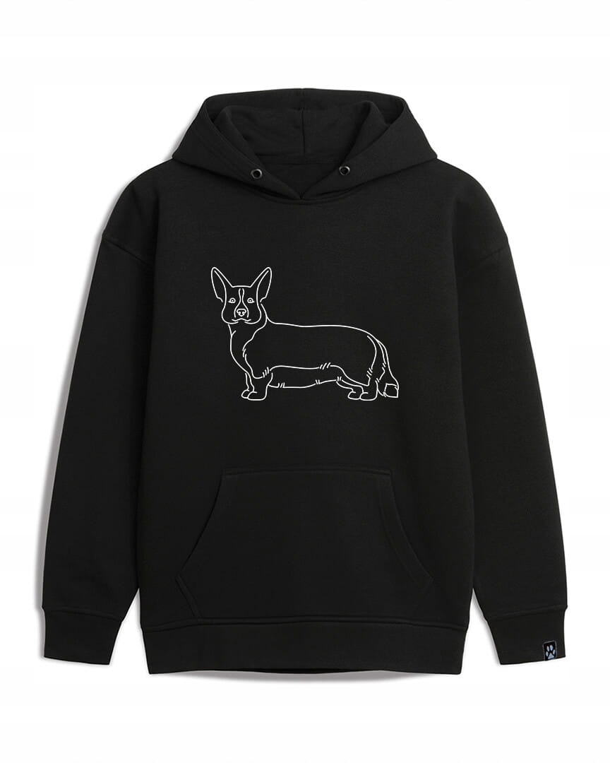 Mikina Welsh Corgi Cardigan