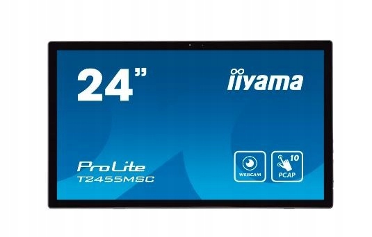 Iiyama Monitor dotykowy 24 cale T2455MSC-B1 POJ.10PKT Ips Hdmi Dp Usb Cam