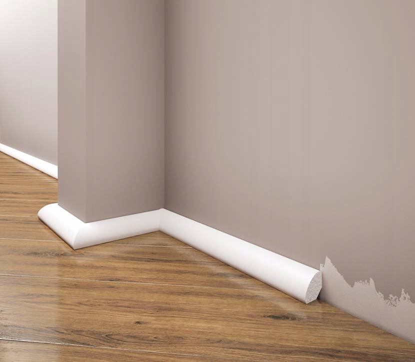 Creativa listwa przypodłogowa LPC-12 ćwierćwałek