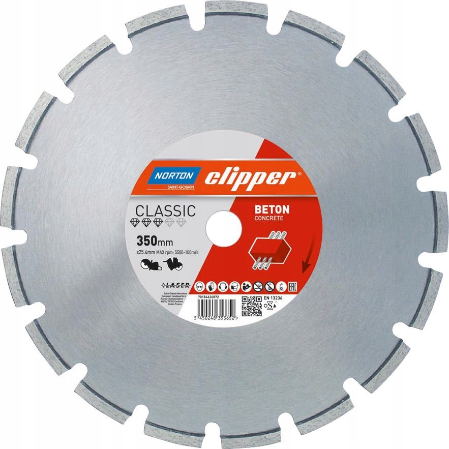 Clipper diamantový kotouč Cla Beton 28100 350x20 mm