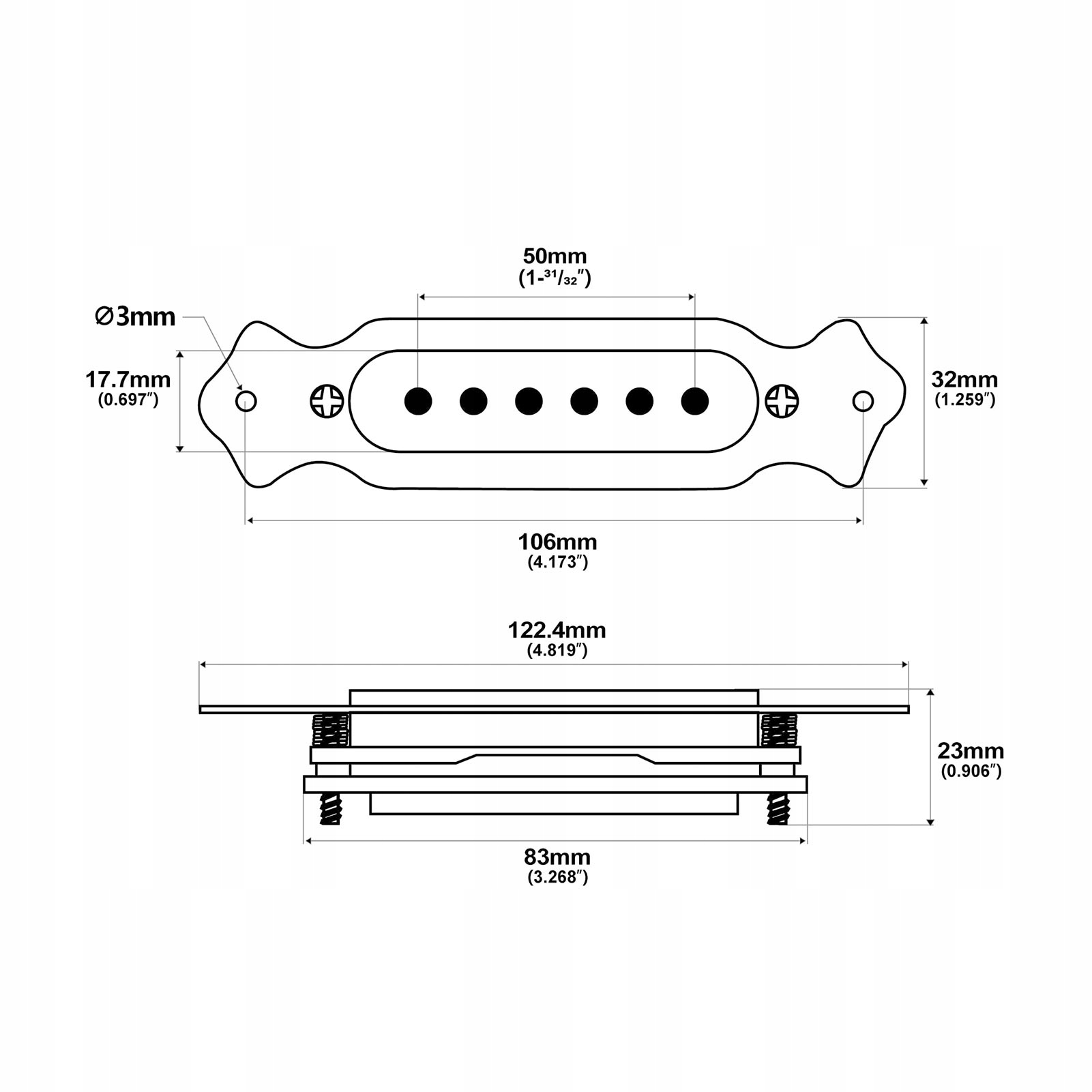 PRZYSTAWKA DO GITARY AKUSTYCZNEJ 6 STRUN Z REGULACJĄ GŁOŚNOŚCI Jakość części (zgodnie z GVO) Z - zamiennik