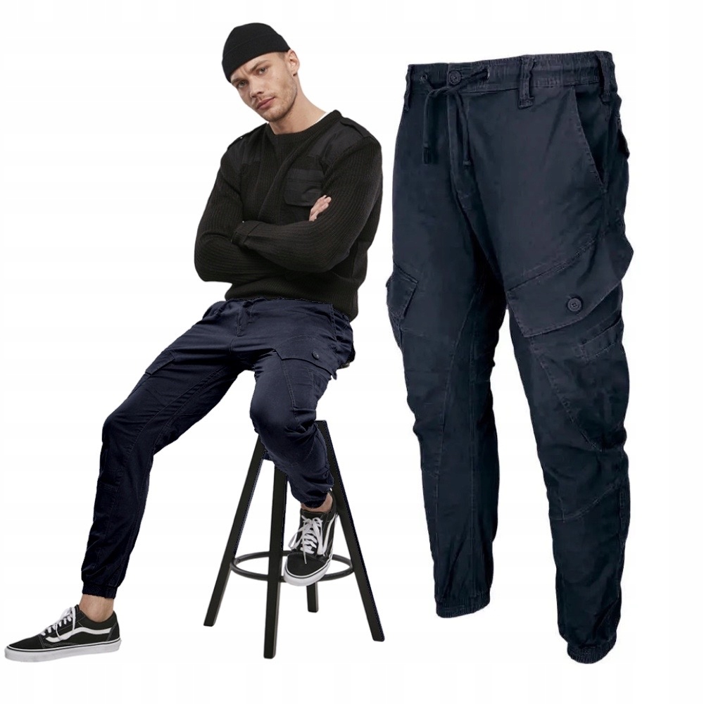 Spodnie Długie Męskie Brandit Ray Vintage Navy L