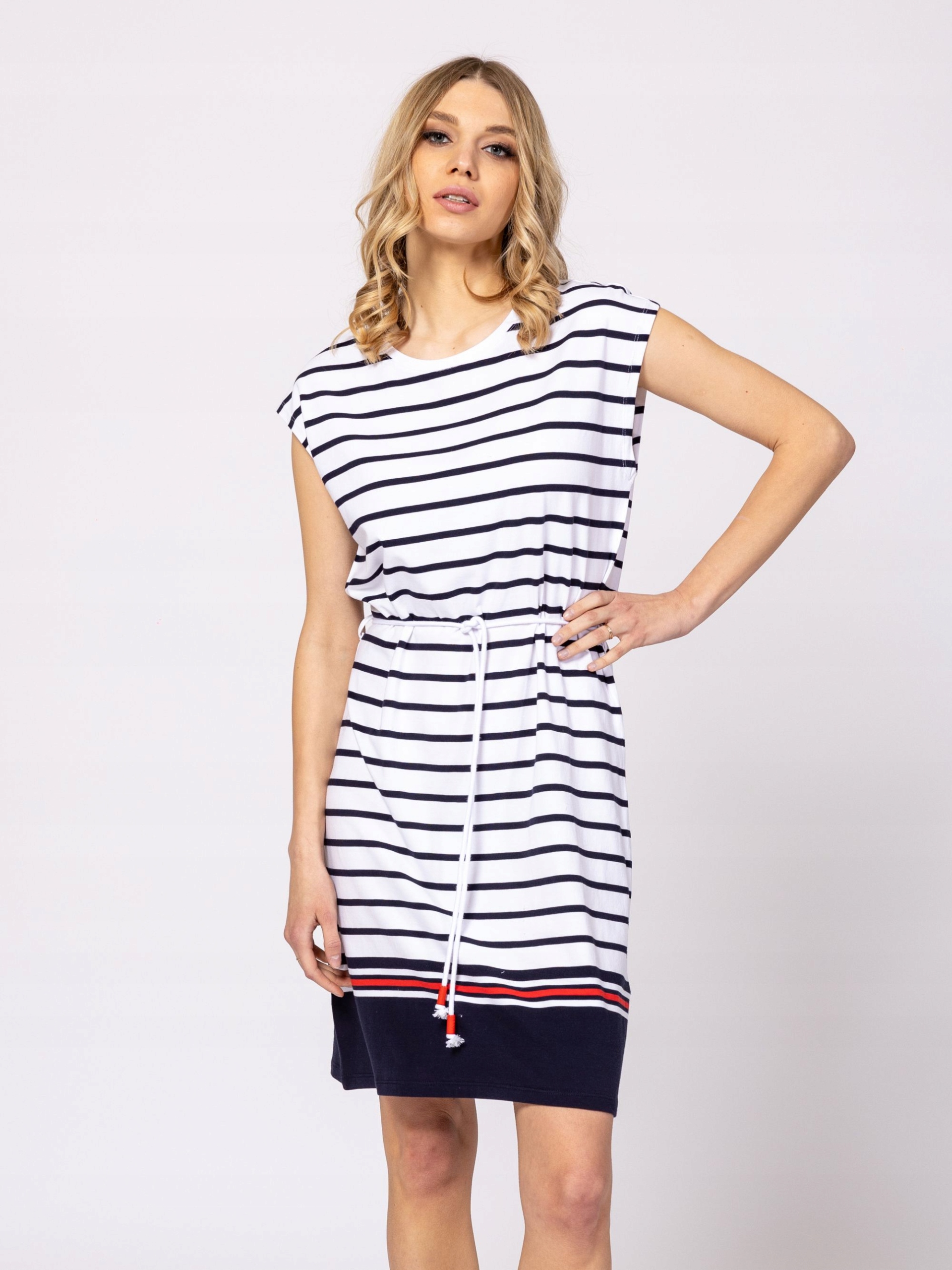 Heavy Tools Letní Šaty VENLAS25 Marine Bílé XXL