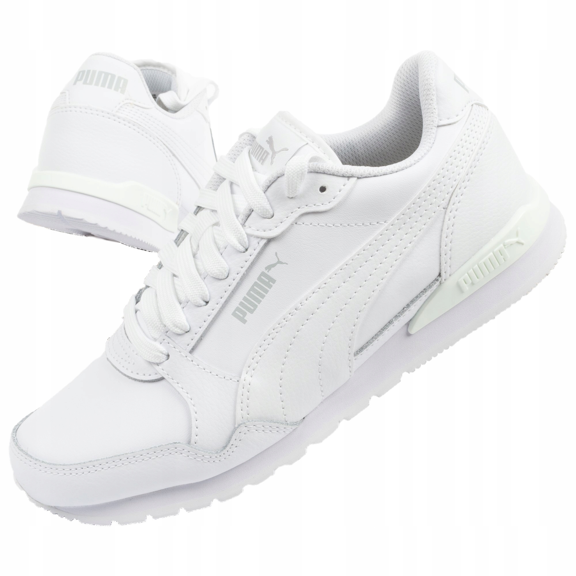 Pánské sportovní tenisky Puma St Runner vel. 44, celé bílé, pohodlné