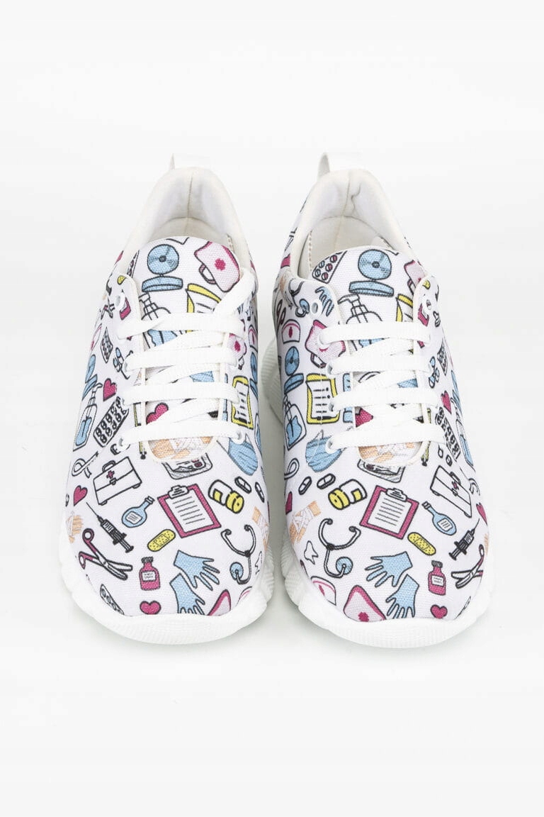 Sneaker Canvas buty medyczne ze wzorem medycyna 37