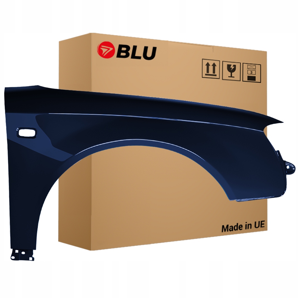 Blu Blatník Audi A4 B7 LZ5A pravý modrý 04-08 přední Pozink TiefseeBlau