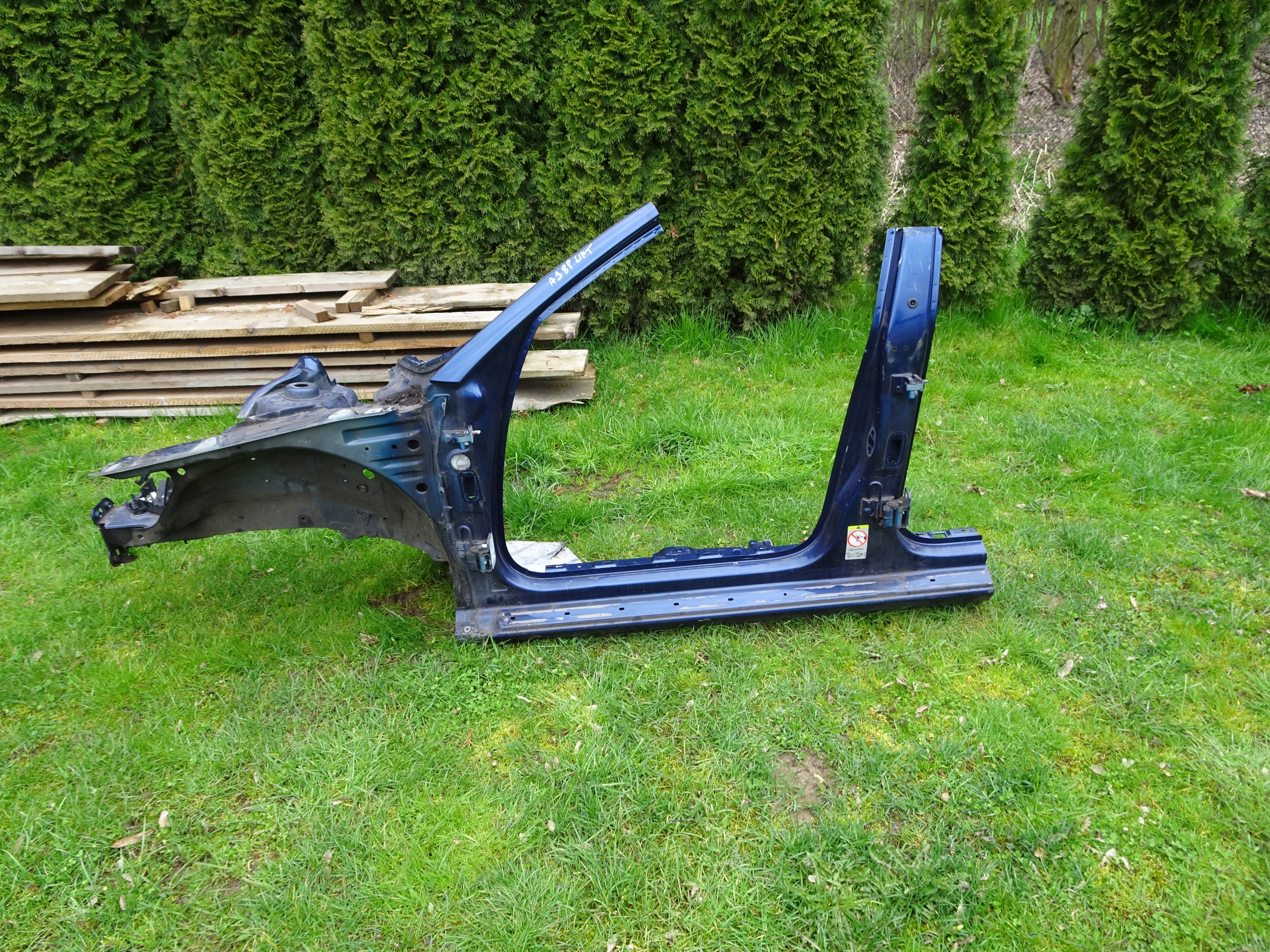 AUDI A3 8P LIFT 08-12 ĆWIARTKA PRÓG PODŁUŻNICA LEW